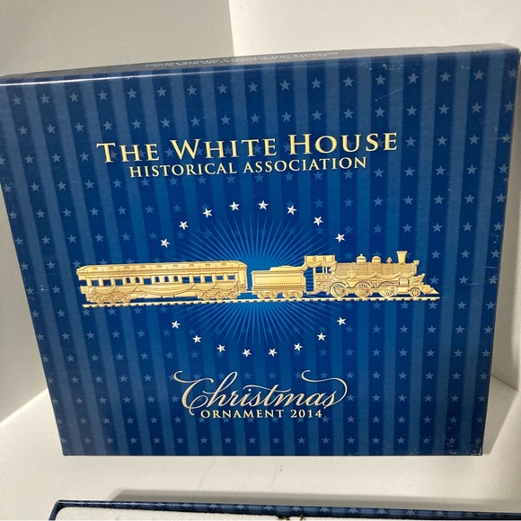 2014 White House Historical Association Box Train Set Christmas Ornaments - Picture 13 of 14